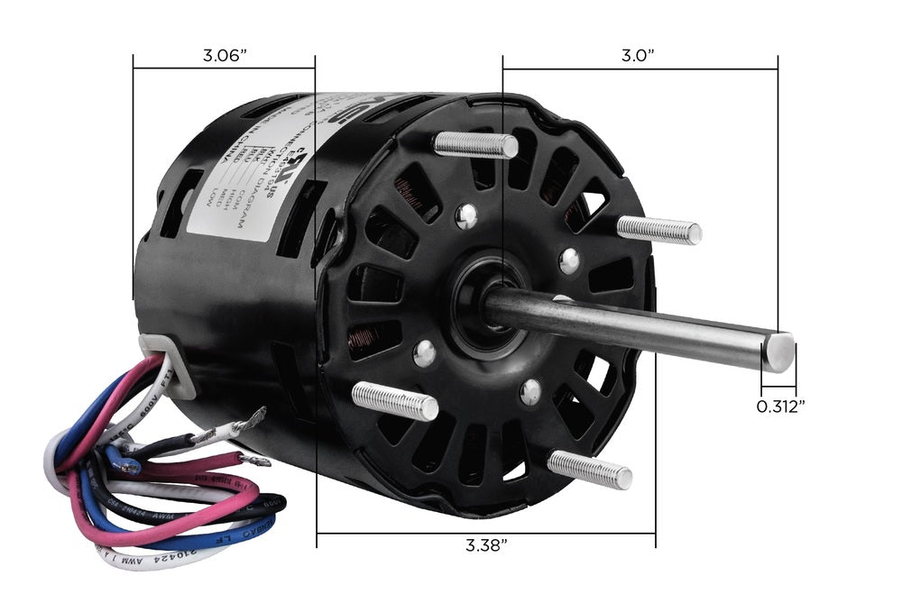 313224,300457,71635387, 1/60Hp, 1550/1300/1050 Rpm,115V,0.8A,ODP,LR6319,