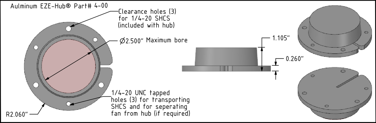 4-00, 4-42, 4-45, 4-50, 4-1375, 4-1625, 4-1875,