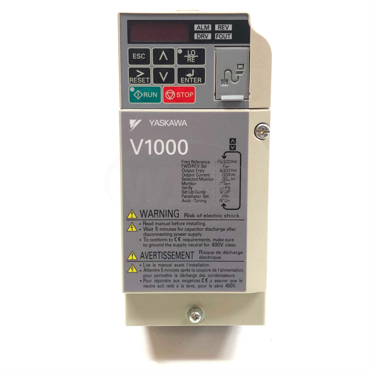 VUBA0003FAA, Yaskawa, VFD Drives, 1/2Hp, 240V,Nema 1, 3.0A Output,