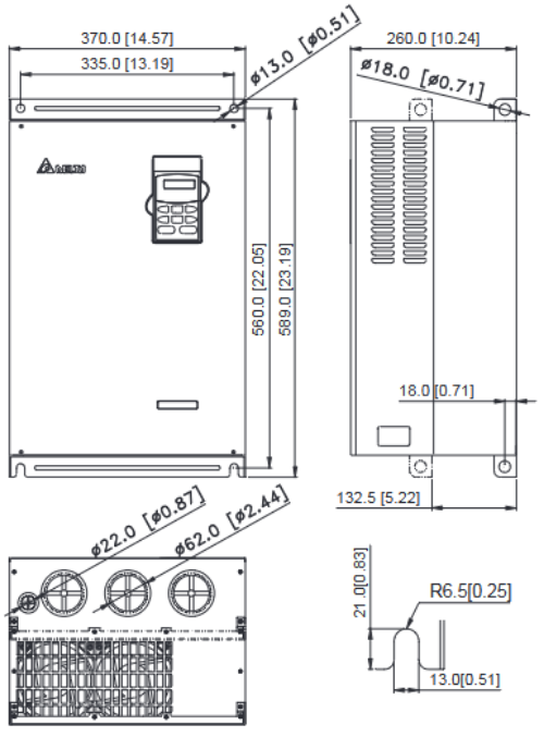 B-VFD370B53A, B-VFD450B43A, B-VFD550B43C,