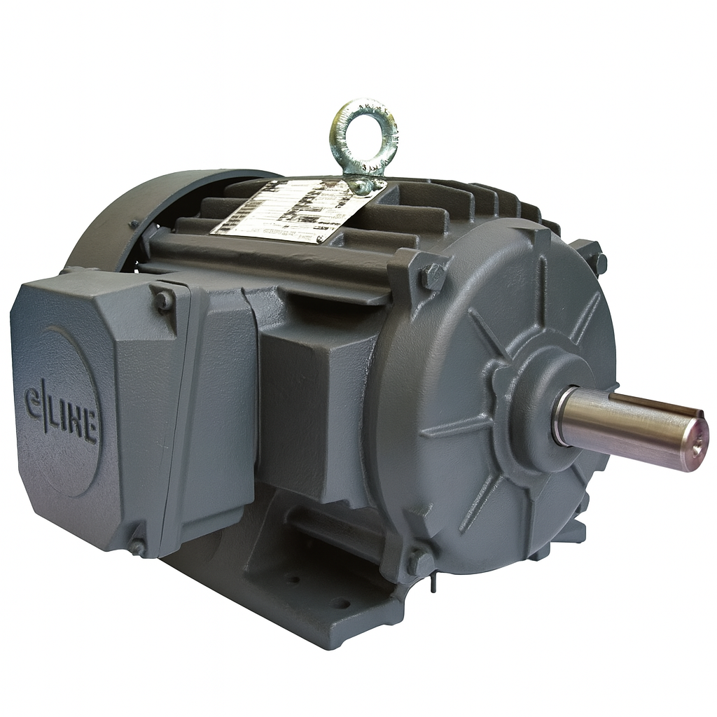 ELP15P2GCLB, Us motors, 15 Hp, 1800 Rpm, 575 Volts, Frame:254TC, Tefc,