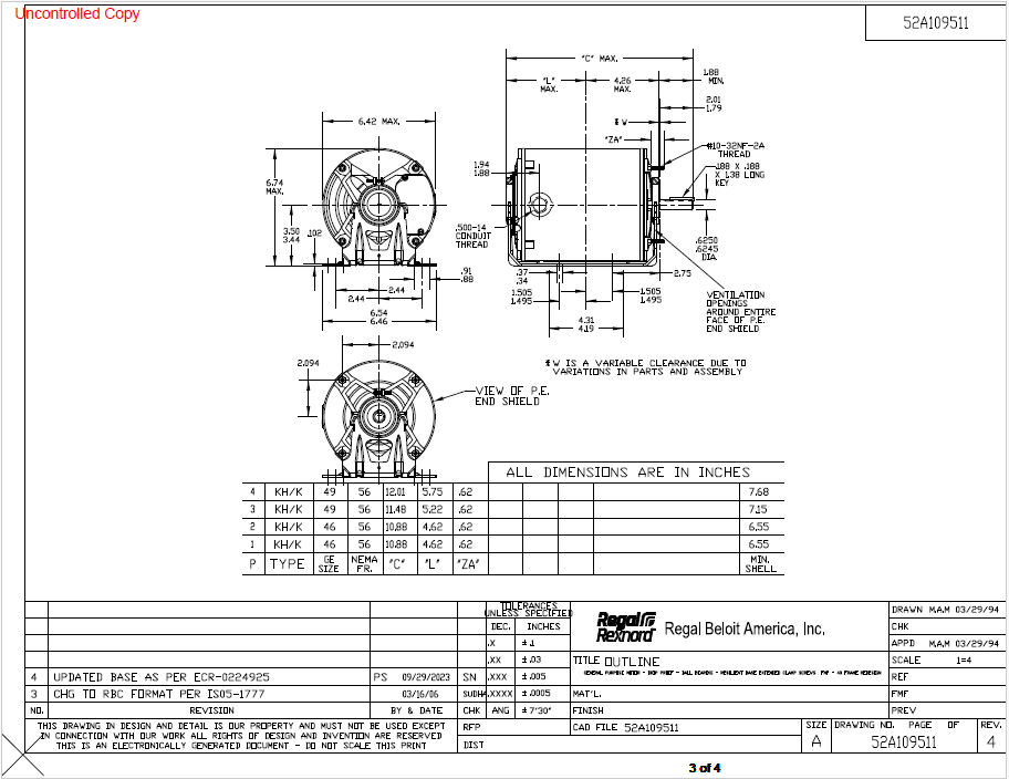 H174, 0.33/0.11Hp, 1725/1140RPM, 115V, 1Ph, 60Hz, DP (Drip Proof), Frame 56, 5KH46MN3025X
