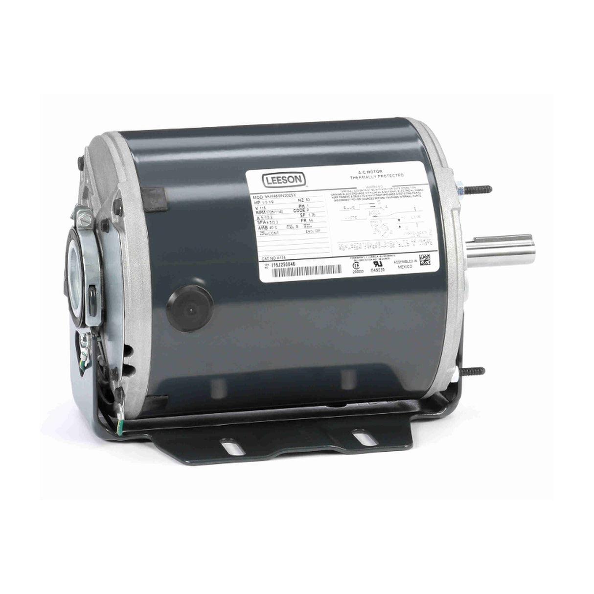 H174, 0.33/0.11Hp, 1725/1140RPM, 115V, 1Ph, 60Hz, DP (Drip Proof), Frame 56, 5KH46MN3025X