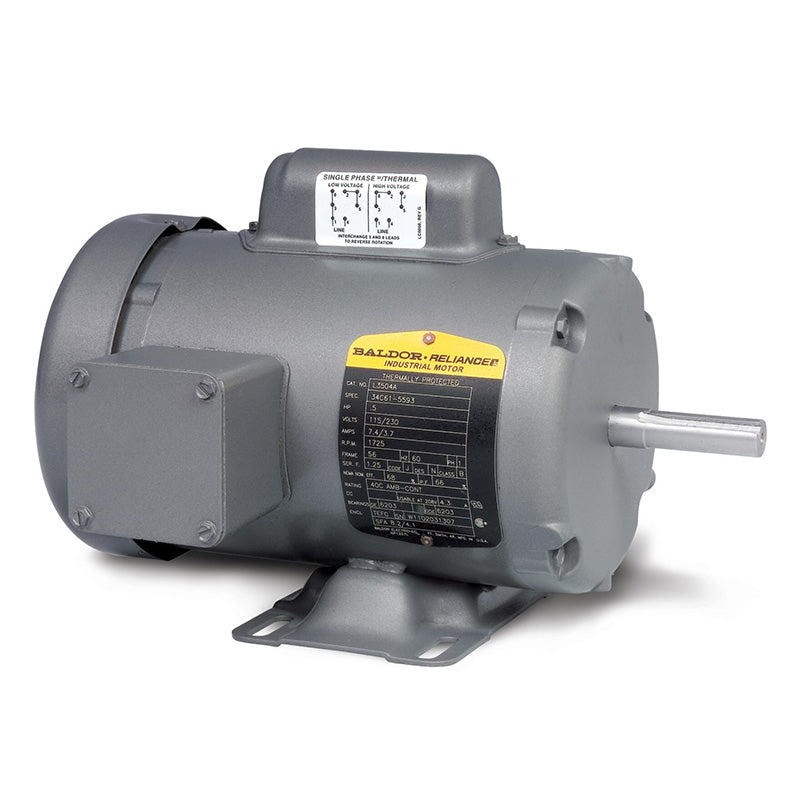 L3405,Baldor,1/3Hp,3450 Rpm,115/230 Volts, Fr:48, TEFC, 34C51-183,1Ph,