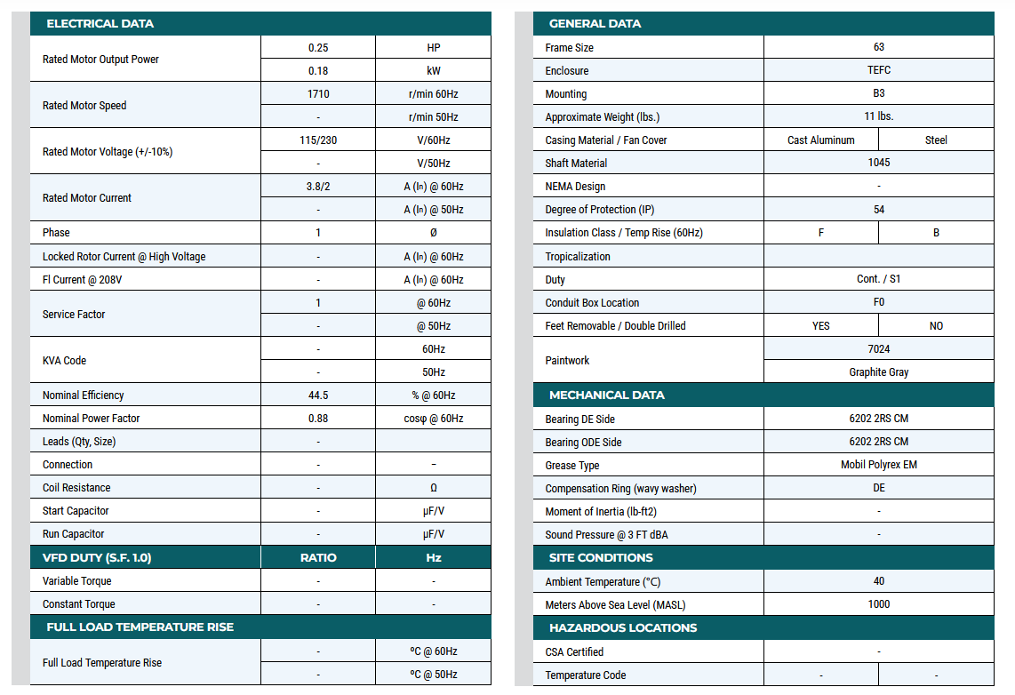 MSPH63A4C, MSPH63A4C-B34,