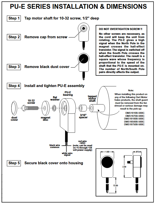 PU-20E, PU-20R, PU-2E, PU-2R, PU-40R,