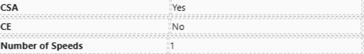 D1124, Fasco, 1/20 Hp, 1550 Rpm, 115 Volts, Frame: 3.3, Open Air Over,