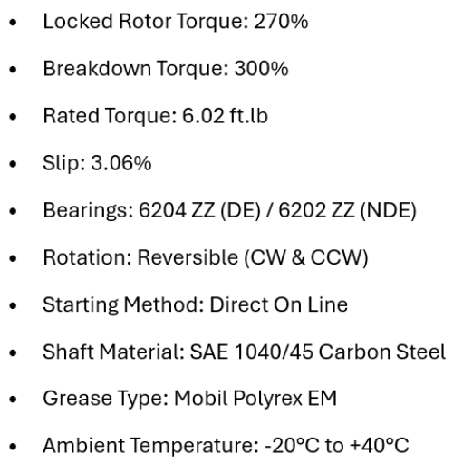 FC002504W01DOE, Weg, 2 Hp, 1745 Rpm, 575 Volts, Frame: 56HC, Tefc,