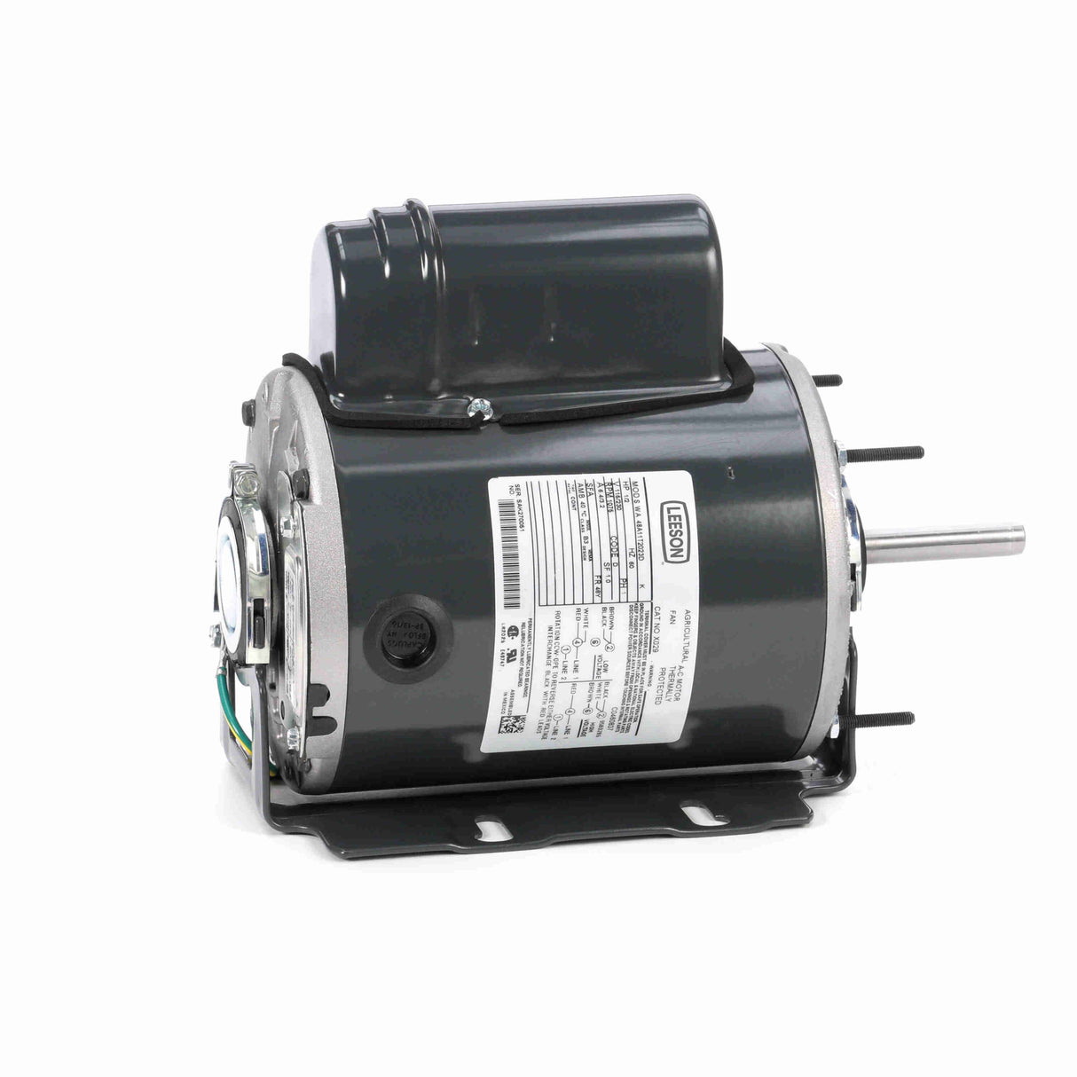 X029, Leeson, 1/2Hp, 1075 Rpm, 115-230V, Frame:48Y, Teao, 48A11T2023D,