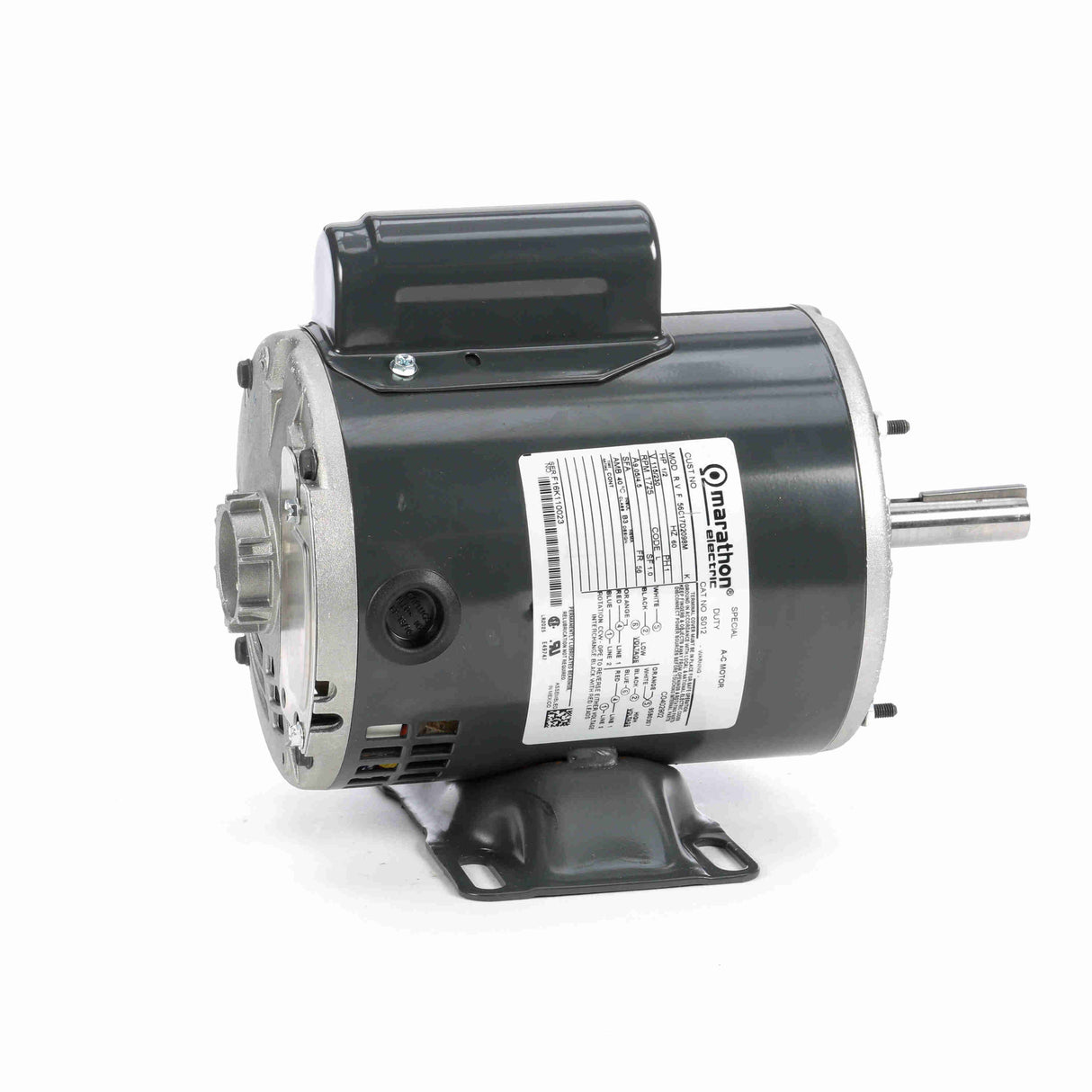 X701,048S17D1084, Marathon, 0.13Hp, 1725 Rpm, 115 Volts, Frame:48Z, DP