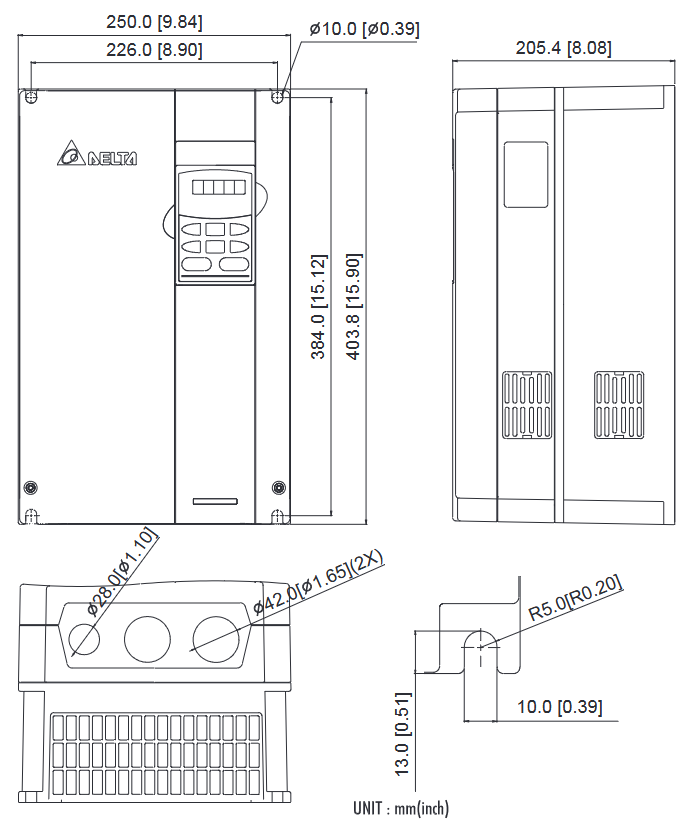 B-VFD185B43A, B-VFD220B53A,