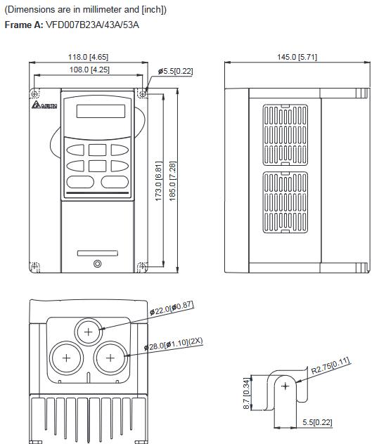 B-VFD007B43A, B-VFD007B53A,