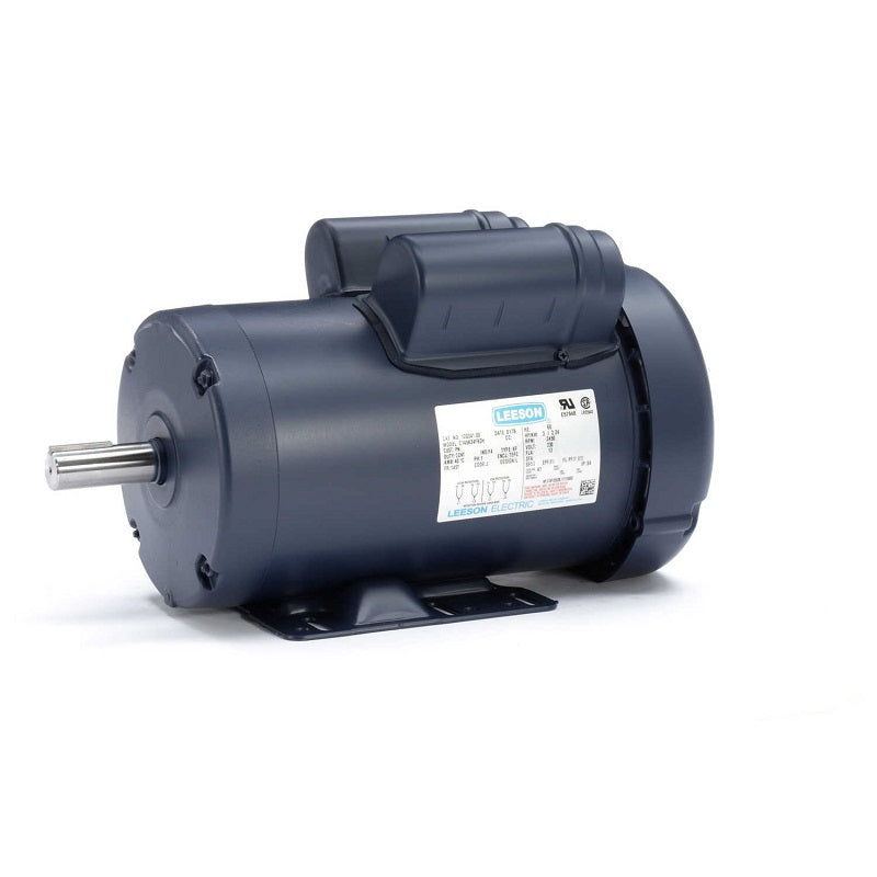 120341.00, Leeson ,3 Hp, 3450 Rpm, 230V, 1Ph, Frame:145T,Tefc,Severe,