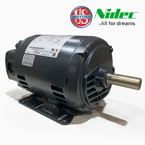 D1PK10G-P, Nidec, 1/0.44 Hp, 1745/1140 Rpm, 575V, 143/5T, Y450,2-2-VT,