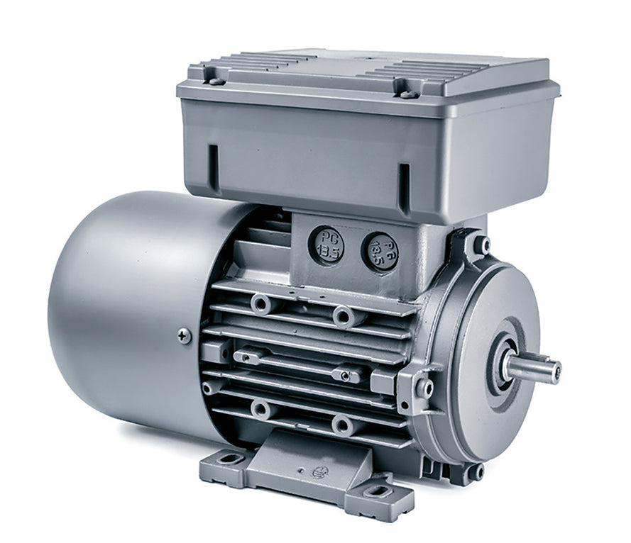 Emotornations,2 Hp,1700rpm,230V,1Phase,Fr: 90L,B35,D-Flange,Metric IEC,