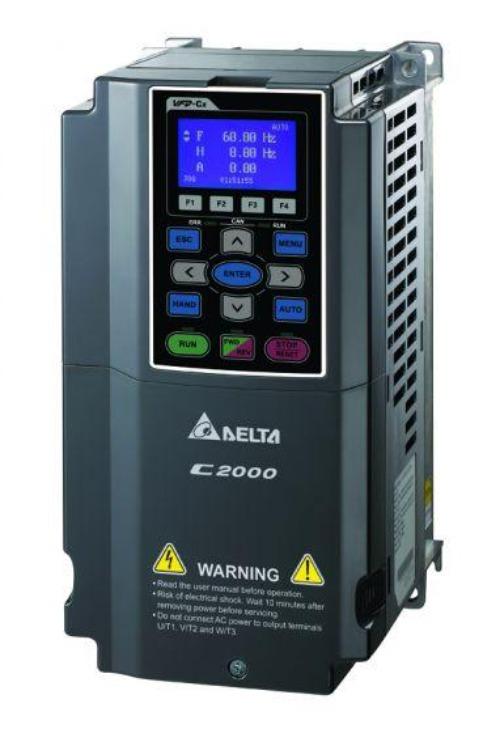 VFD055C23A, Delta, VFD, 7.5 Hp, 240V, 3Ph, 230/3/60, 0-599.00Hz, Nema1