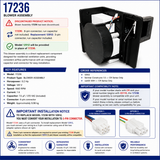 17236, Blower assembly Venmar Solo/Constructo 1.5 Complete, Vanee 90H