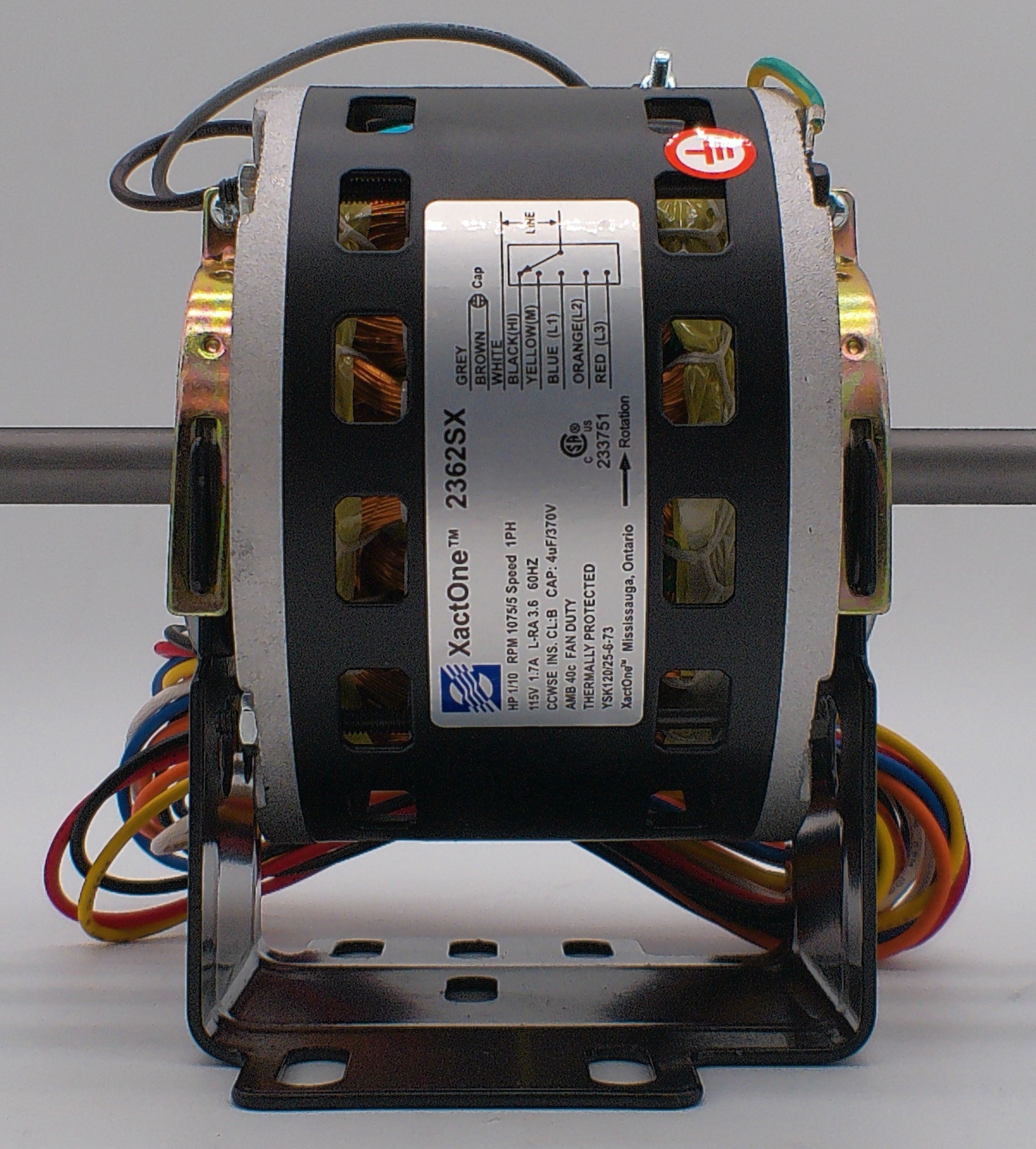 2362SX, 362, 89, 1/10Hp, 1075 Rpm, 115 Volts, Frame:42, Enclosure