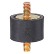 2NPA3, Vibration‑Isolating Mount, Cylindrical, Male × Male, 50 lb Capacity, 5/16‑18 Thread