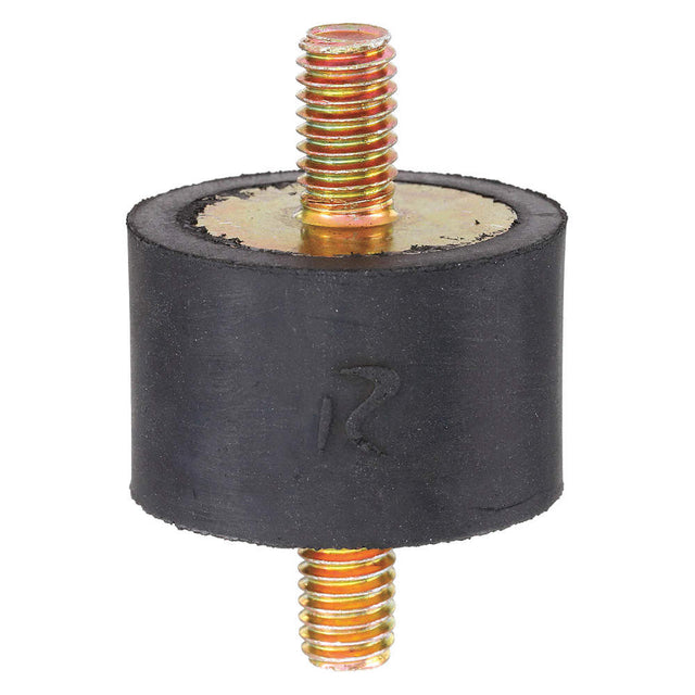 2NPA3, Vibration‑Isolating Mount, Cylindrical, Male × Male, 50 lb Capacity, 5/16‑18 Thread
