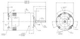 35X141K405G1, 1.00 Hp, 1180 RPM, 575 V, 3 Ph, 60 Hz, OPAO, Frame 56Z