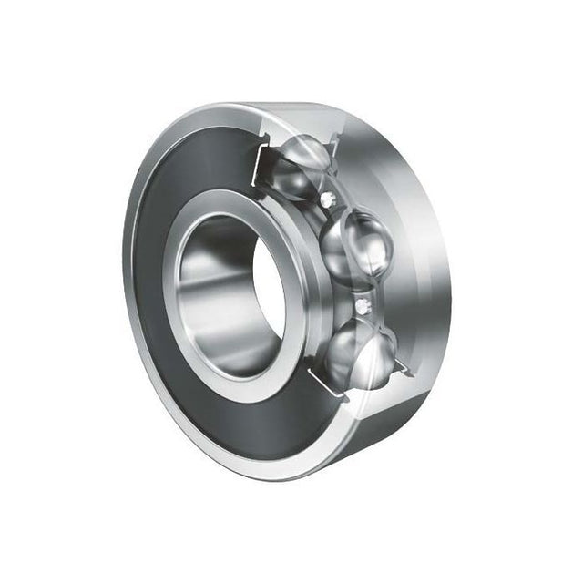 6203-2RS-1/2, Double sealed, Ball Bearing, 12,000 RPM,  12.7x40x12mm,