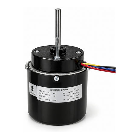 666, 1/25 Hp, 2500/3000 RPM, 115/230 V, 1 Ph, 50/60 Hz, TEFC, Frame 3.3"