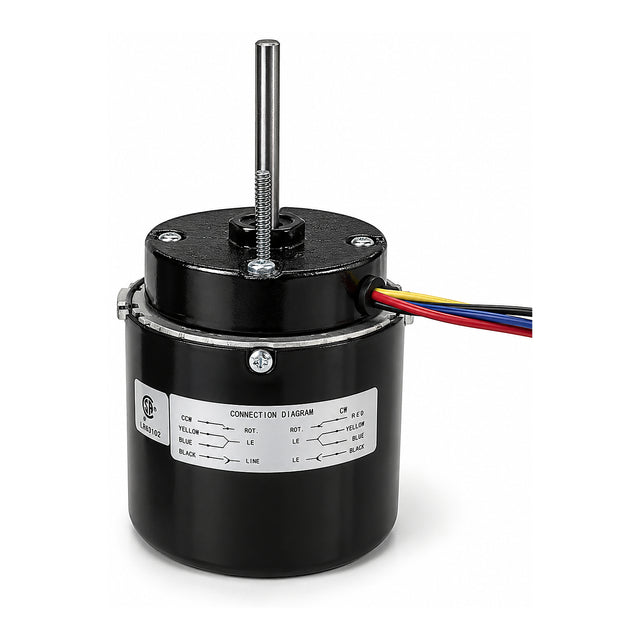 666, 1/25 Hp, 2500/3000 RPM, 115/230 V, 1 Ph, 50/60 Hz, TEFC, Frame 3.3"