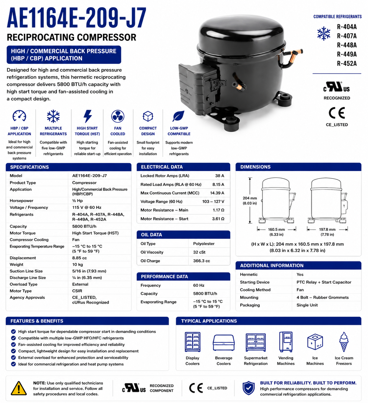 AE1164E‑209‑J7