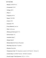 CECP83774T-4, 10Hp, 1760RPM, 460V, 3PH, 60HZ, Frame 215TC, 0748M, TEFC, F - Electrical Motors - BALDOR - electric motors - [product_tags]- motor electric - moteur électrique - moteurs - drive - replacement - venmar - hvac - méchoui - capacitor - condensateur - fan