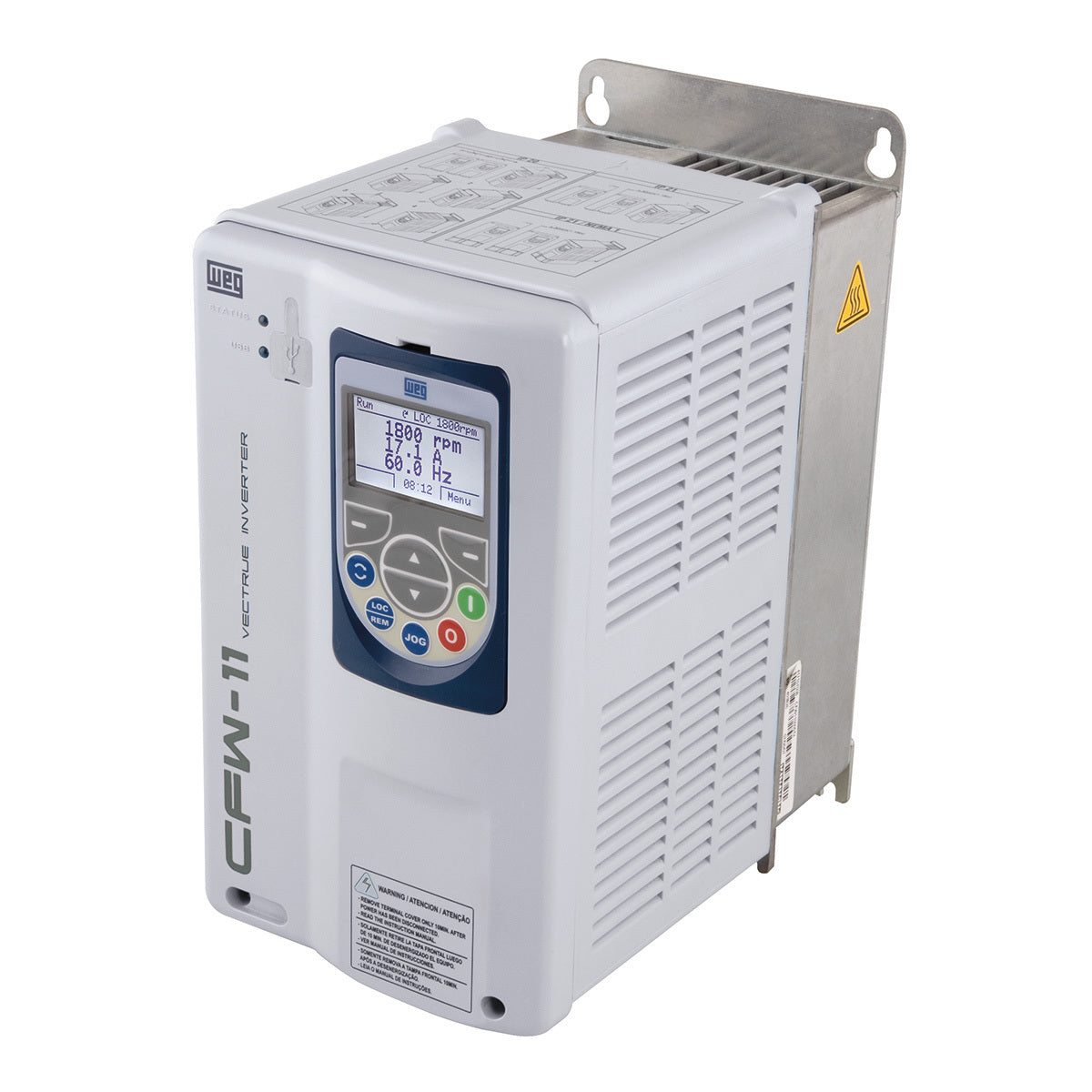 10574692, CFW110006B2SZ, 1/3Hp,200-240V,1/3 Phases, IP20, Weg,