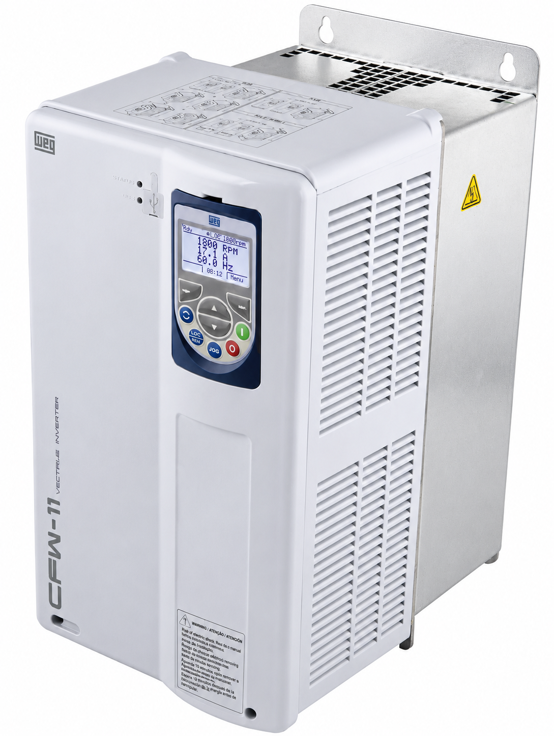 CFW110022T5ONFZ, 22 A (ND) / 19 A (HD), 500‑600 V, 3‑Phase, IP21, CFW11 Series