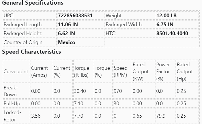 X001,MARATHON,1/4Hp,1075/3SPD,208-230Volts,Fr:48Z,048A11O1799,Encl OAO -  - E-Motor Nations - electric motors - [product_tags]- motor electric - moteur électrique - moteurs - drive - replacement - venmar - hvac - méchoui - capacitor - condensateur - fan