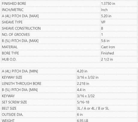 1VP60-1-3/8,Masterdrive,Dia 6.00'',Bore 1-3/8'',Variable Pitch Adjustable, - PULLEY - E-Motor Nations - electric motors - [product_tags]- motor electric - moteur électrique - moteurs - drive - replacement - venmar - hvac - méchoui - capacitor - condensateur - fan