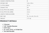 2VP56-7/8 ,Masterdrive ,Dia 5.35'' ,Bore 7/8'' ,Variable Pitch Adjustable ,2 Grooves734690193246 - PULLEY - E-Motor Nations - electric motors - [product_tags]- motor electric - moteur électrique - moteurs - drive - replacement - venmar - hvac - méchoui - capacitor - condensateur - fan