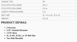 2VP56-1-3/8 ,Masterdrive ,Dia 5.35'' ,Bore 1-3/8'' ,Variable Pitch Adjustable ,2 Grooves - PULLEY - E-Motor Nations - electric motors - [product_tags]- motor electric - moteur électrique - moteurs - drive - replacement - venmar - hvac - méchoui - capacitor - condensateur - fan