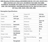 X005, Marathon, 1/2Hp, 1075 Rpm, 208-230V, Fr:48, FD1056, K055WMM1258012B - HVAC ELECTRIC MOTOR - E-Motor Nations - electric motors - [product_tags]- motor electric - moteur électrique - moteurs - drive - replacement - venmar - hvac - méchoui - capacitor - condensateur - fan