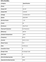 G915, Marathon, 0.75Hp, 3450 Rpm, 115/208-230 Volts, Frame: 56, DP, - Electrical Motors - E-Motor Nations - electric motors - [product_tags]- motor electric - moteur électrique - moteurs - drive - replacement - venmar - hvac - méchoui - capacitor - condensateur - fan