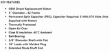 D0975, Fasco, 1/20Hp,1050 Rpm,115V,fr:42,7151-2139,D1036-0, 7151-3659, - HVAC ELECTRIC MOTOR - E-Motor Nations - electric motors - [product_tags]- motor electric - moteur électrique - moteurs - drive - replacement - venmar - hvac - méchoui - capacitor - condensateur - fan