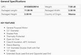 D211, Fasco, 1/15Hp, 3000 Rpm, 230 Volts, OAO, DBL SHAFT, 7121-6184 -  - E-Motor Nations - electric motors - [product_tags]- motor electric - moteur électrique - moteurs - drive - replacement - venmar - hvac - méchoui - capacitor - condensateur - fan