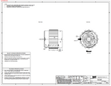 D0418, 1/15 Hp, 3000 RPM, 115/230 V, 1 Ph, 60 Hz, TEFC, Frame 3.3‑in
