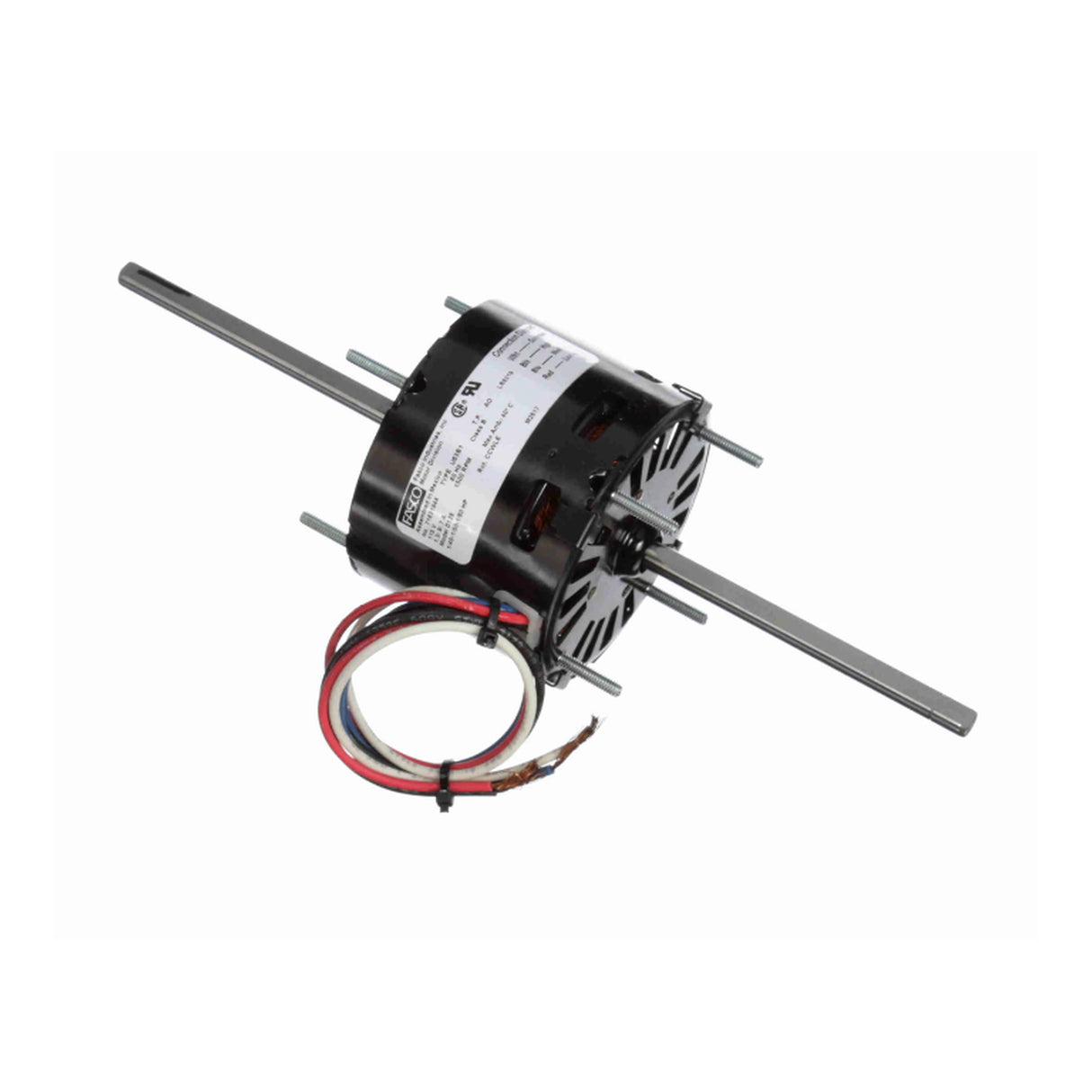 D128, 1/40‑1/50‑1/80Hp, 1500 RPM, 115 V, 1 Ph, 60 Hz, Open Air Over, Frame 3.3