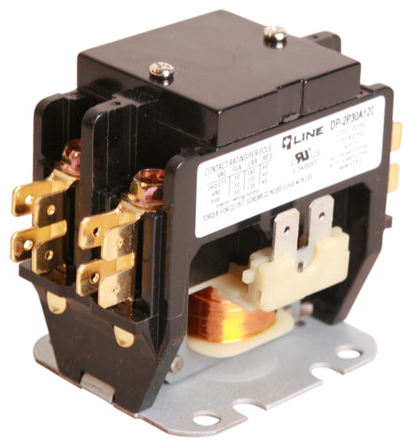 DP-2P30A120, Rotom, Magnetic Contactor, 2 Poles,30 Amps,120V Box lung,