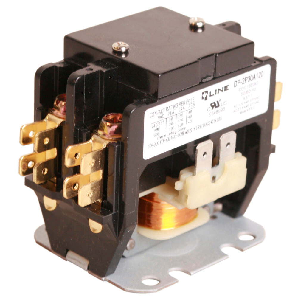 DP-2P30A24, Rotom, Magnetic Contactor, 2 Poles, 30 Amps, 24V Box lung,