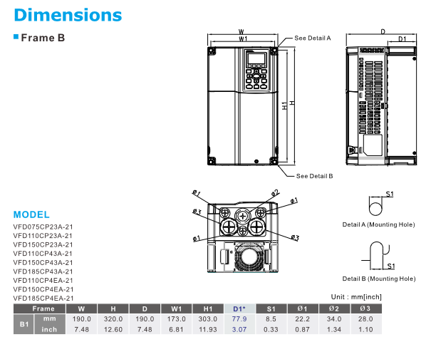 CP-VFD055CP53A-21, 