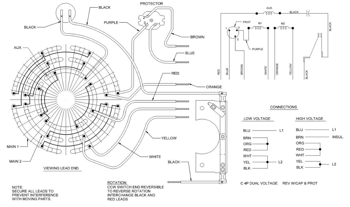 FD1CM2PCR, Agri Duty High Torque, 1Hp, 1725 RPM, 115/230V, 1PH, 60Hz, TEFC, Frame 56C, C063HDS5528015B - Electrical Motors - US Motors - Nidec - electric motors - [product_tags]- motor electric - moteur électrique - moteurs - drive - replacement - venmar - hvac - méchoui - capacitor - condensateur - fan