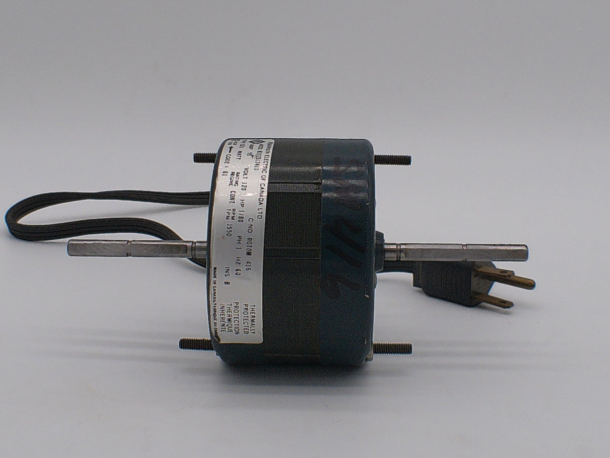 8213517410, Franklin Electric, 1/80 Hp, 1550 Rpm, 120V, Frame:3.3, TE,