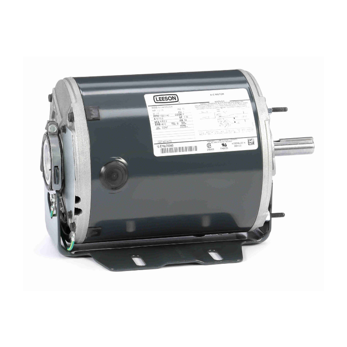 H173, 1/3Hp (0.33Hp) / 1/9 Hp (0.11 Hp), 1725/1140 RPM, 115 V, 1 Ph, 60 Hz, DP (Drip Proof), Frame 56, 5KH46MN3025