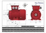 IJA633‑4‑24‑B34, 0.33Hp, 1800RPM, 208‑230/460V, 3Ph, 60/50Hz, TEFC, Frame 63 IMB34 - Electric Motors - MaxMotion - electric motors - [product_tags]- motor electric - moteur électrique - moteurs - drive - replacement - venmar - hvac - méchoui - capacitor - condensateur - fan