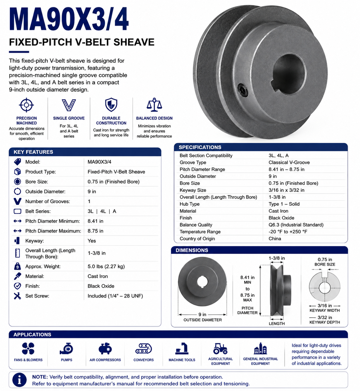 MA90X3/4